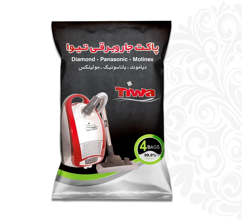 Tiwa vacuum cleaner envelope for Diamond, Panasonic and Moulinex vacuum cleaners